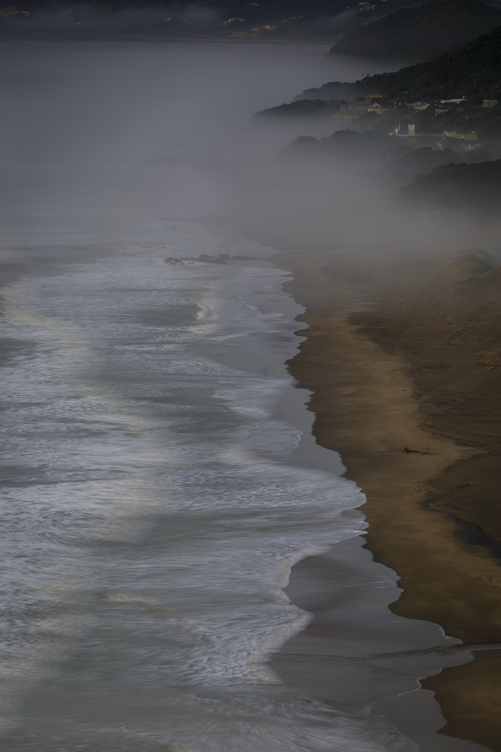 Cliffs meeting the Indian Ocean at Port St. Johns