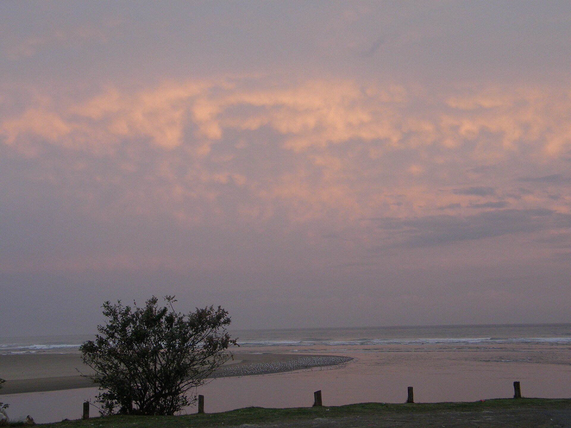 Sunset over Port St. Johns
